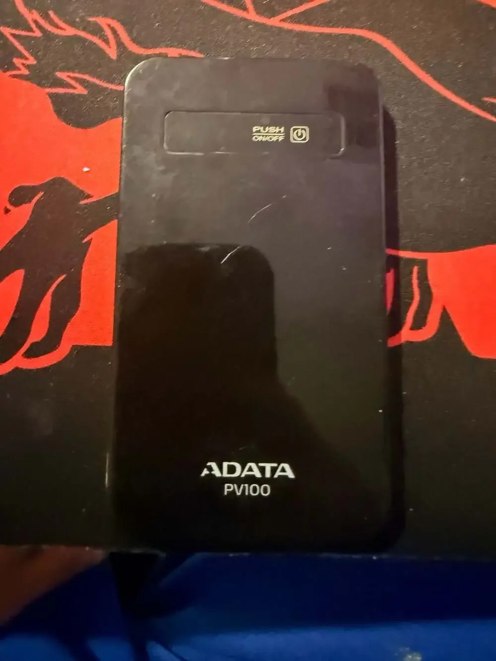 ADATA PV100 4200mAh Ultra-Slim Portable Power Bank - Black